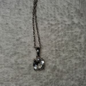 Sliver pendant necklace from zales
